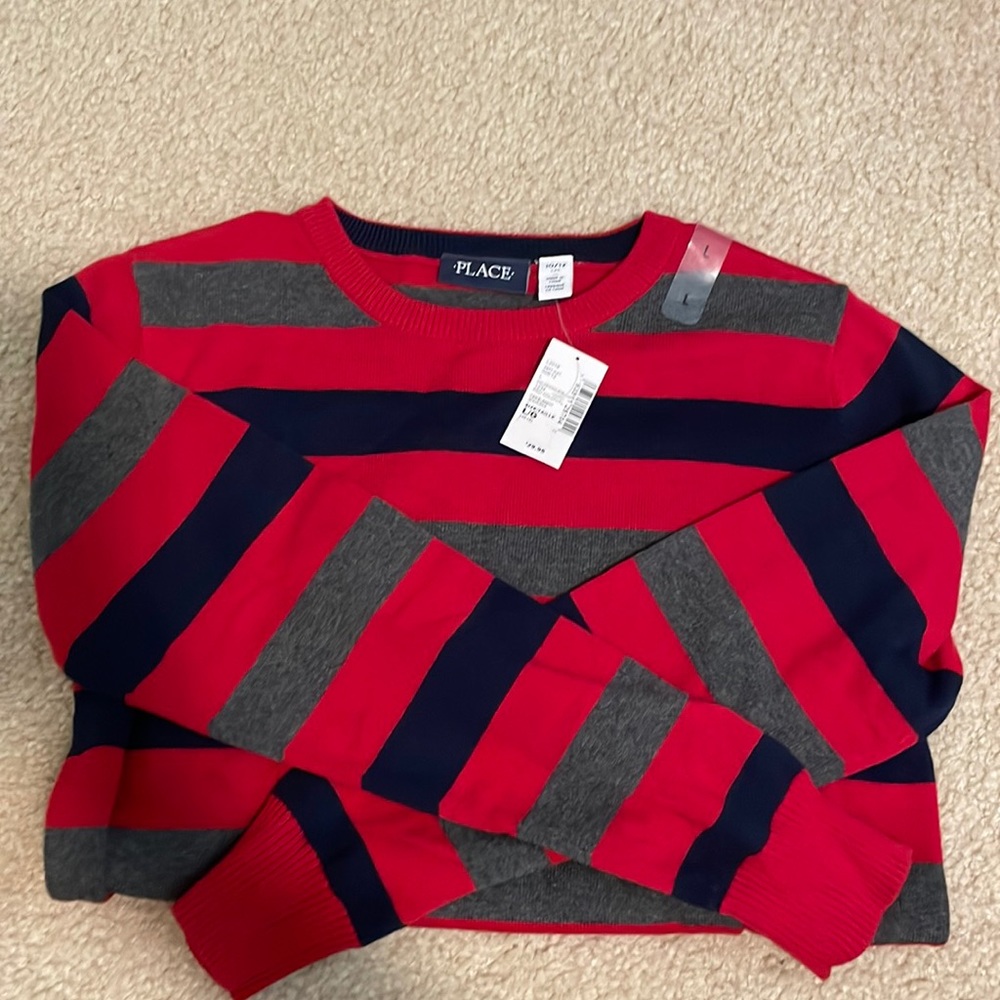 Boys striped sweater